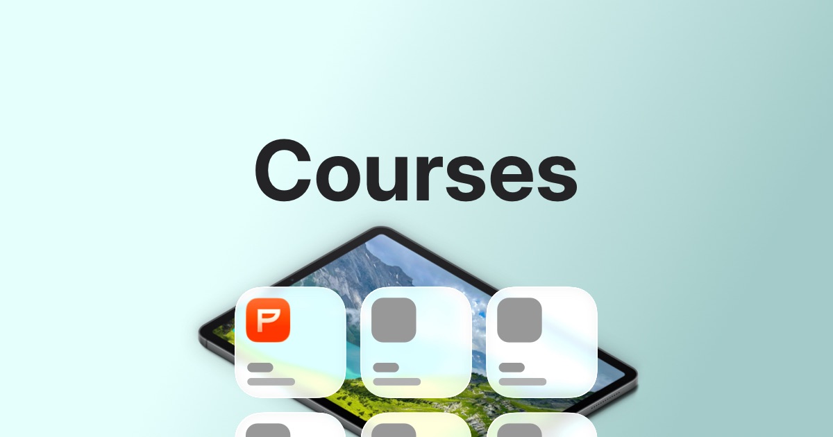 Apple Productivity Courses – Master Tools Step by Step - Peonkun